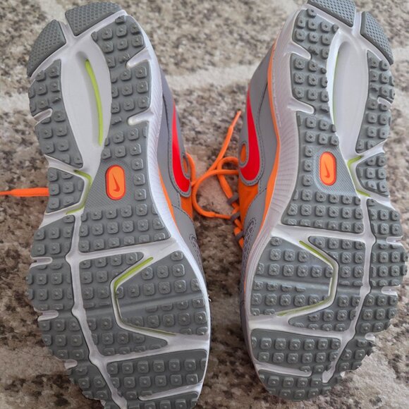 Nike Lunarlon Lunar Forever 2 Running Shoes Gray/Orange US 6 *NEW* - Picture 4 of 5